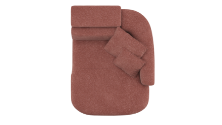 longchair Cantello - curved rechts