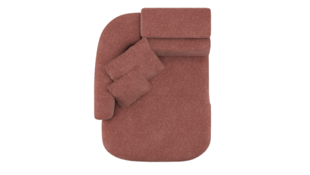 longchair Cantello - curved links